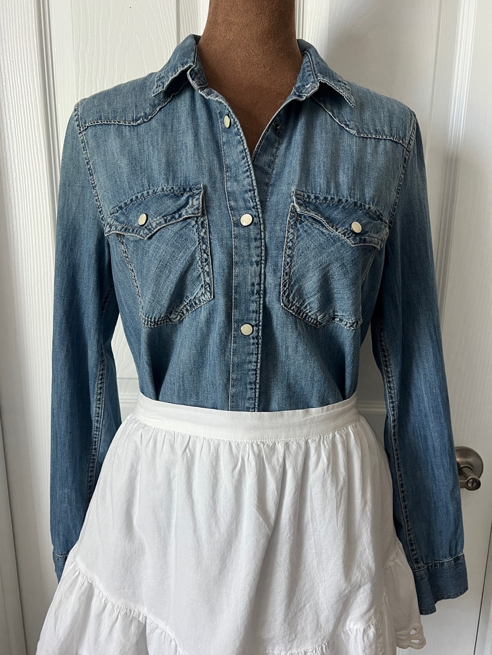 GAP Light Blue Denim Shirt